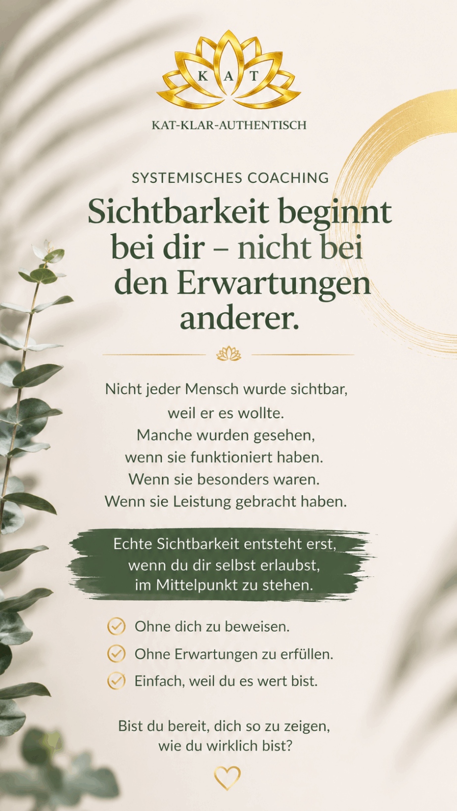 Nicht jeder Mensch hat Angst vor Sichtbarkeit. Manche haben Angst vor dem Preis, den Sichtbarkeit früher gekostet hat.